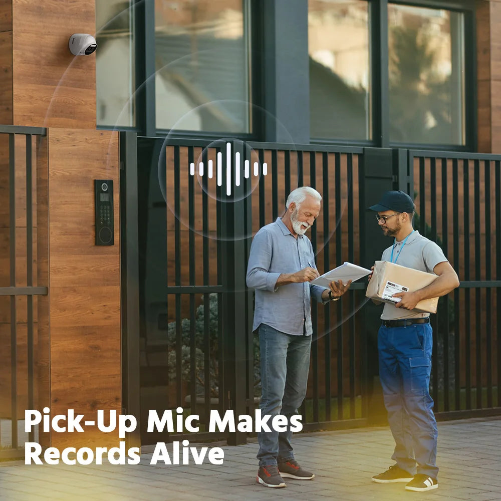 ANNKE 4 Pack 5MP CCTV Cameras IP67 Outdoor Dome Kit