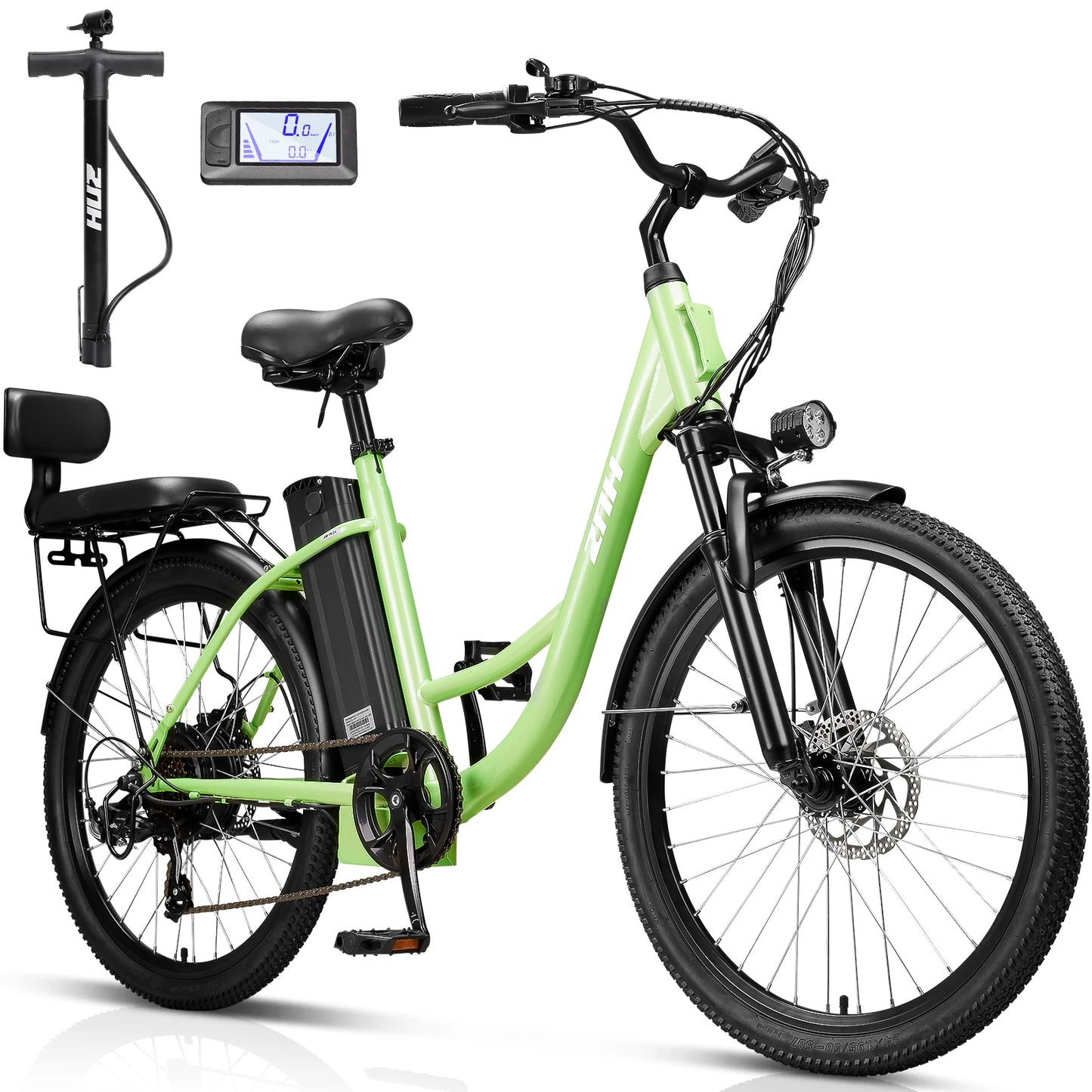 ZNH Electric Bike Adults 750W 24 Inch Commuter E Bike