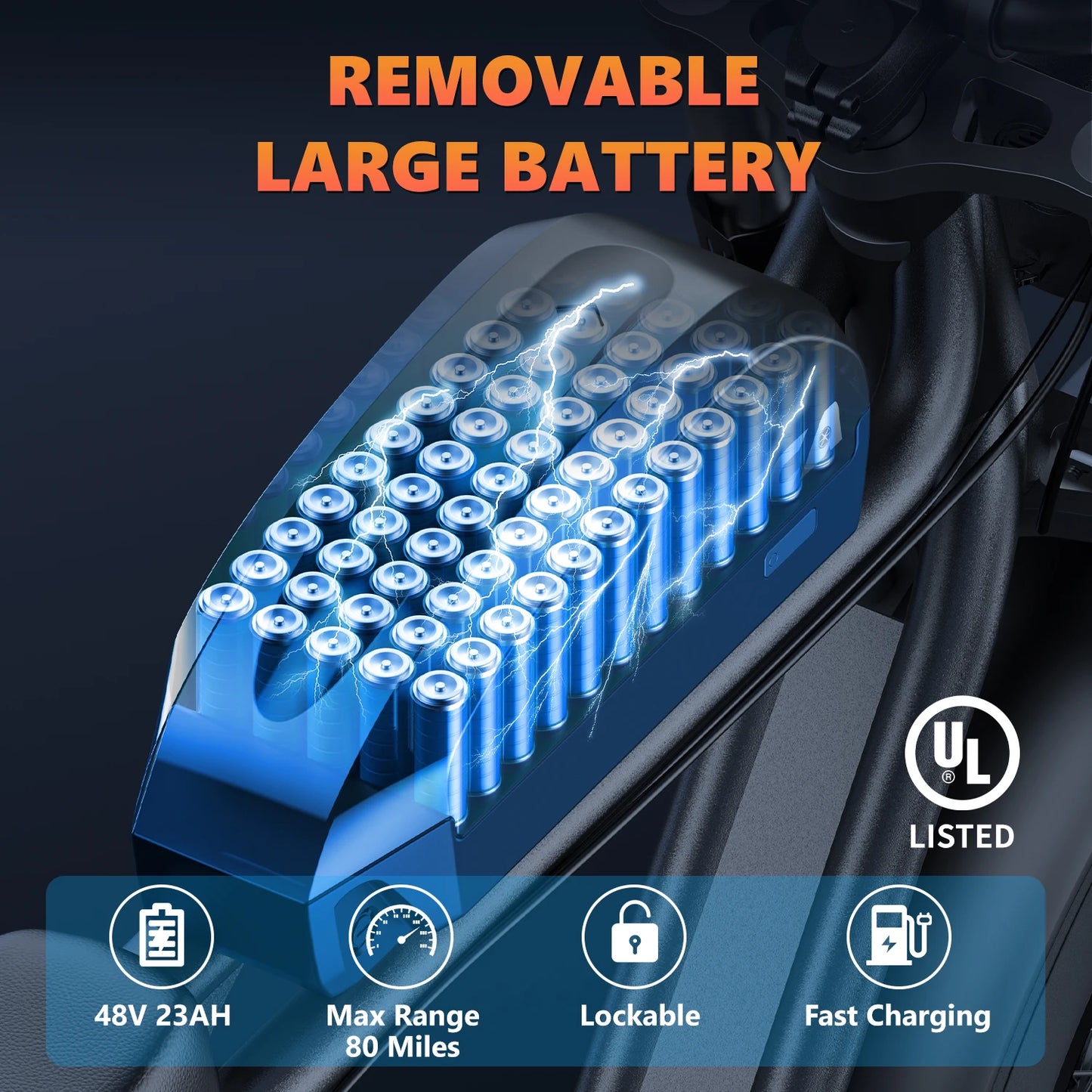 Kickwey K7 Electric Bike 1500W 48V Fat Tire Mountain