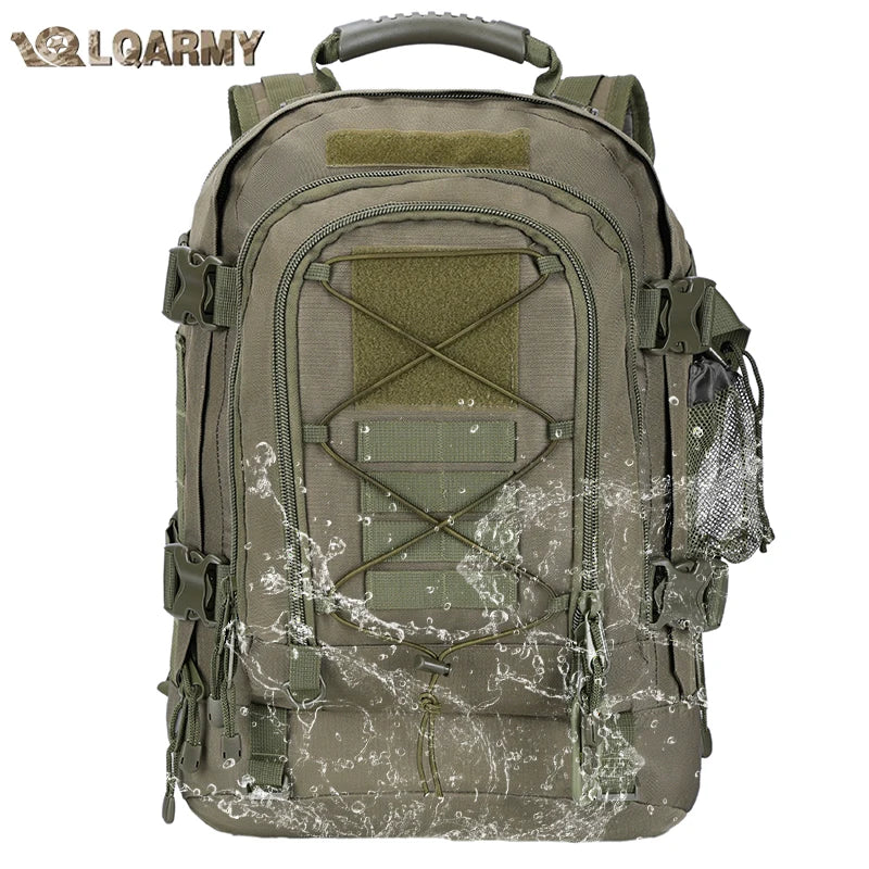 LQARMY Tactical Backpack Molle 3 Day Assault Pack Rucksacks