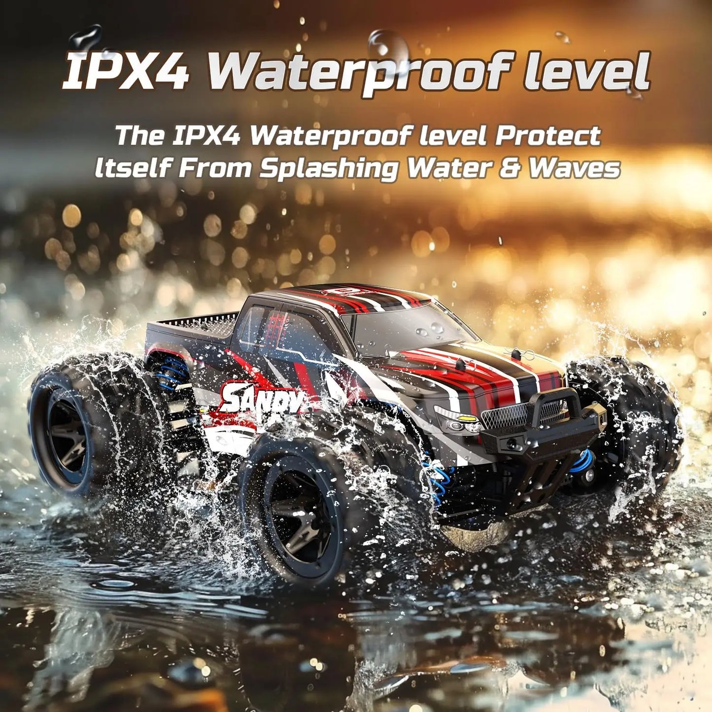 DEERC 9300 4WD Off Road RC Monster Truck High Speed