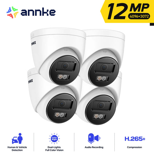 Annke 12MP POE HD Security Camera Dual Light H265 Plus IP