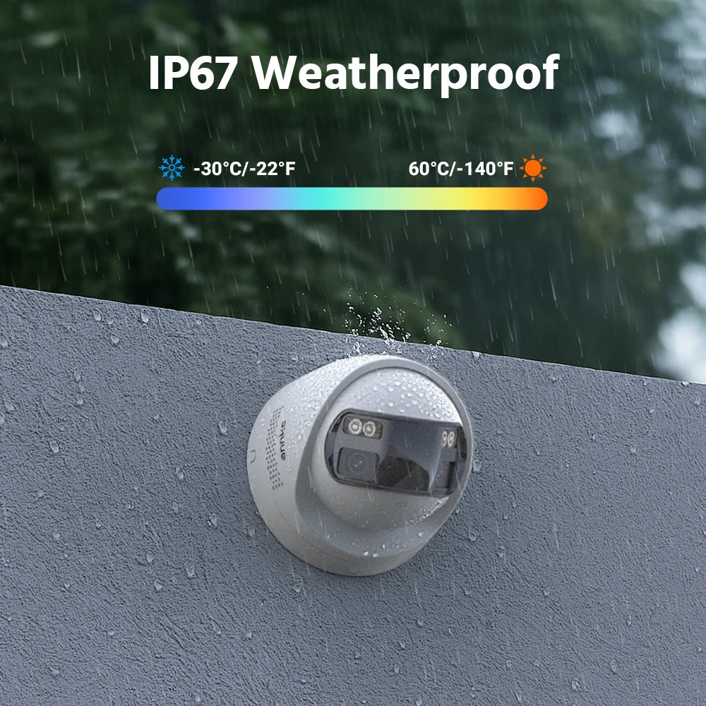 ANNKE 8MP Panoramic Dual Lens Outdoor PoE Security Camera