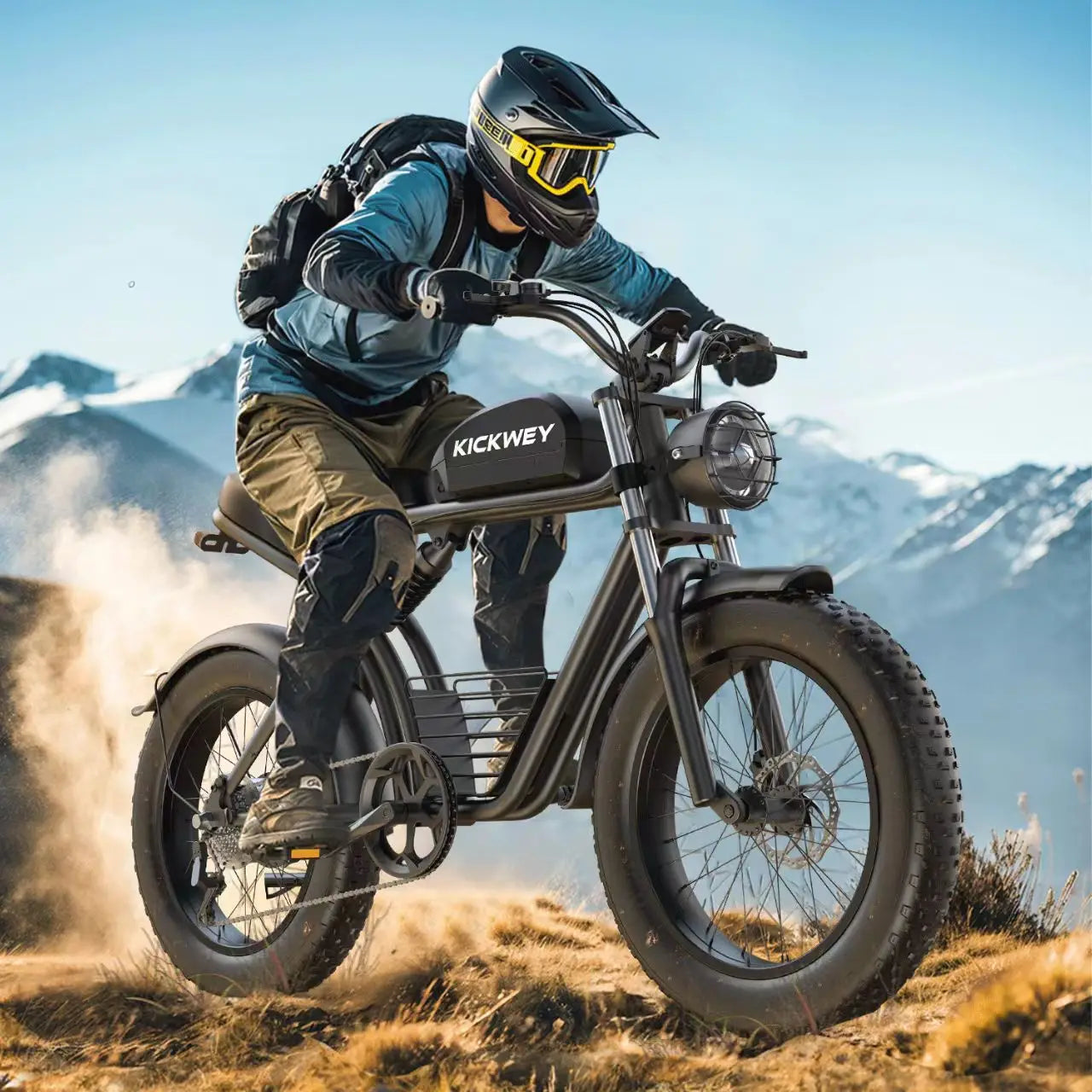 Kickwey K7 Electric Bike 1500W 48V Fat Tire Mountain