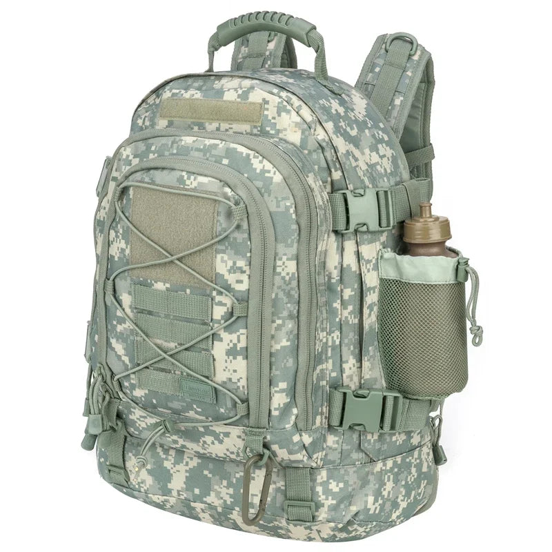 LQARMY Expandable Tactical Backpack With MOLLE For Hiking
