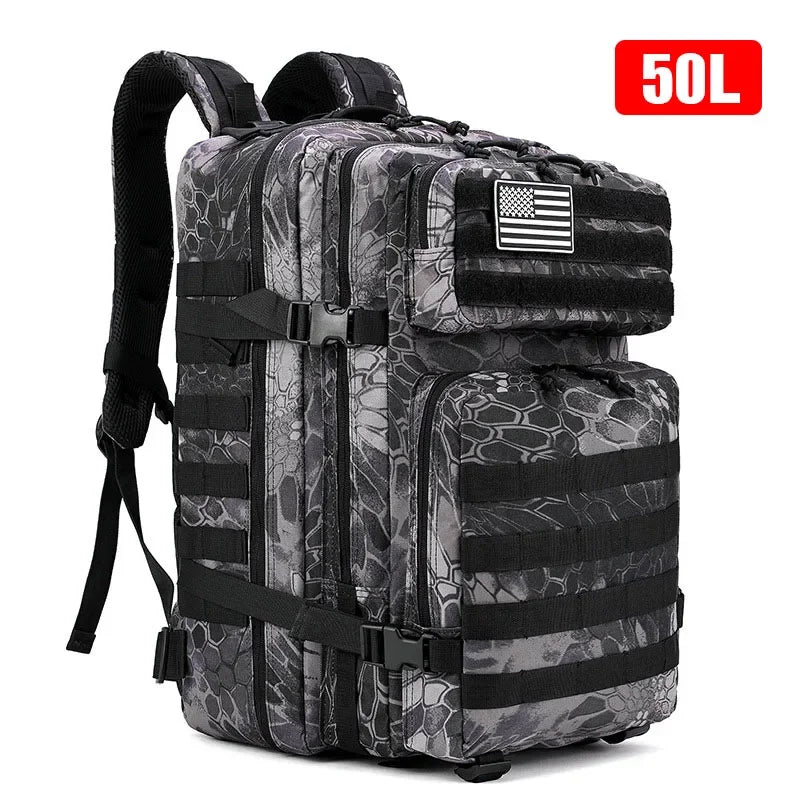Function Tactical Nylon Backpack Unisex Outdoor Hiking