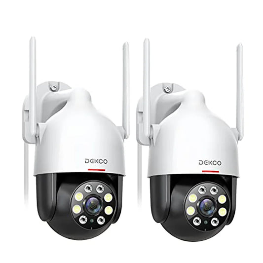 DEKCO PTZ 3MP WiFi Outdoor Security Camera With Motion