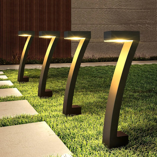 KPSTEK Solar Pathway Lights 6Pack Outdoor Auto On Off
