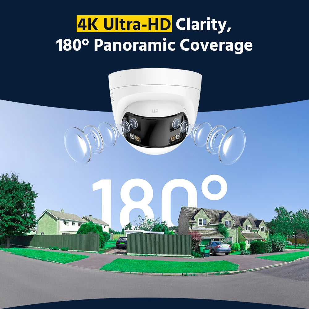 ANNKE 8MP Panoramic Dual Lens Outdoor PoE Security Camera