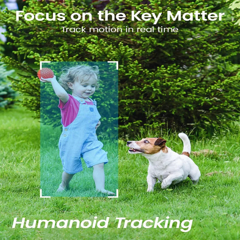 DEKCO PTZ 3MP WiFi Outdoor Security Camera With Motion