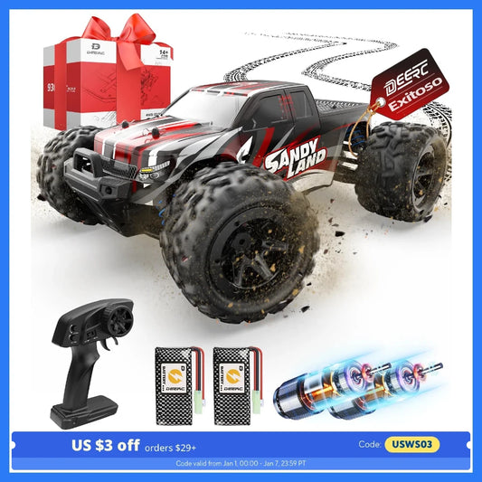 DEERC 9300 4WD Off Road RC Monster Truck High Speed
