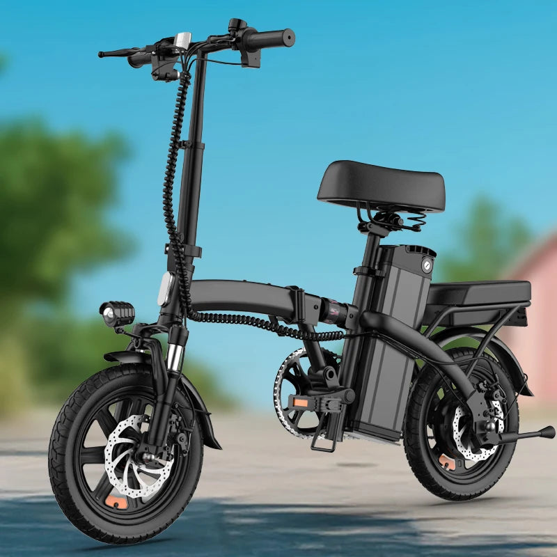 CEFolded Folding E Bike 500W 48V Removable Battery 40 Miles