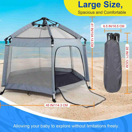 Building Pop Up Baby Play Tent Portable Outdoor Indoor
