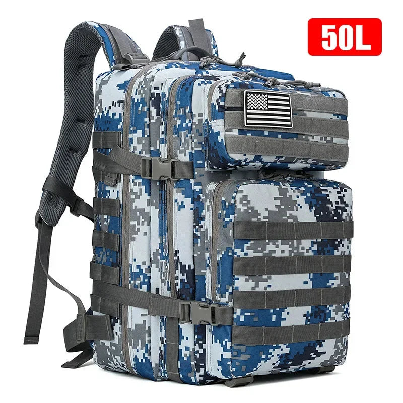 Function Tactical Nylon Backpack Unisex Outdoor Hiking