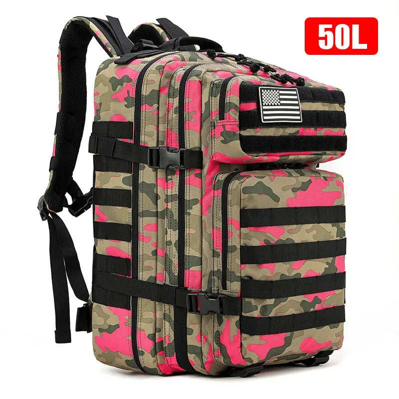 Function Tactical Nylon Backpack Unisex Outdoor Hiking