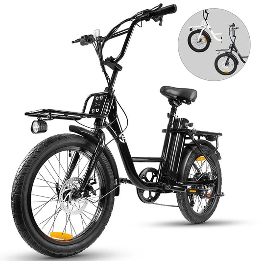 Charger 750W Fat Tire Electric Bike With Rear Rack