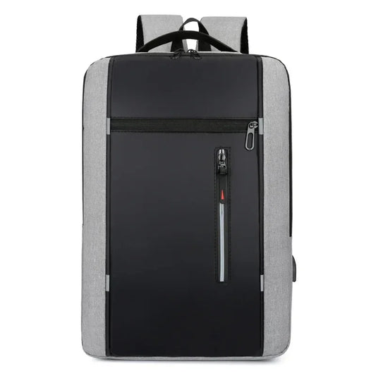 HOMEFISH Waterproof Oxford Laptop Backpack USB Charging