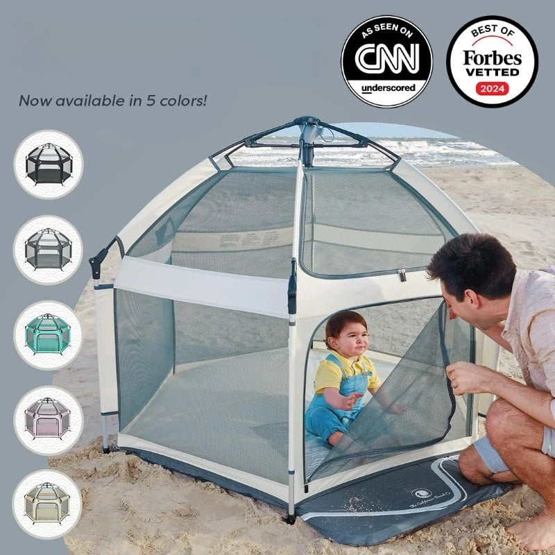 Hignconcerned Baby Playpen Tent With Canopy Travel Kit