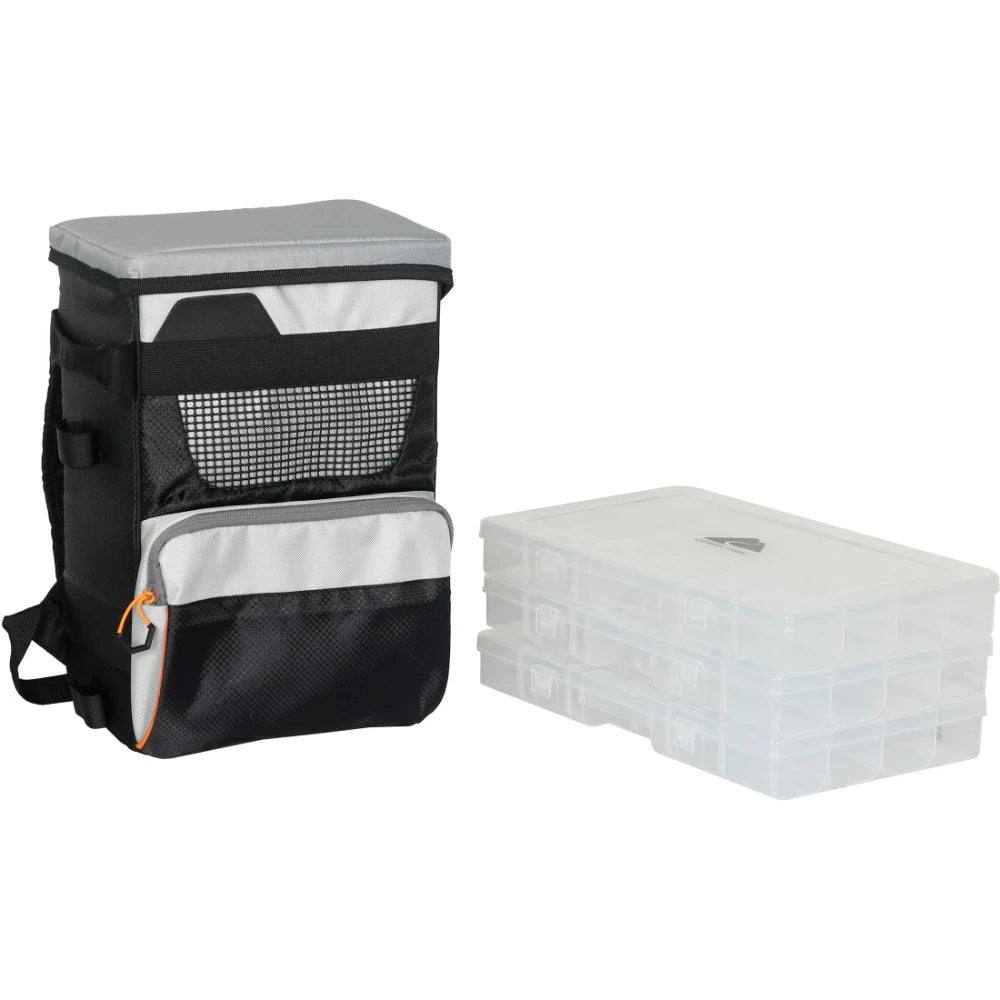 Guangdong Fishing Backpack With Trays Polyester For Anglers