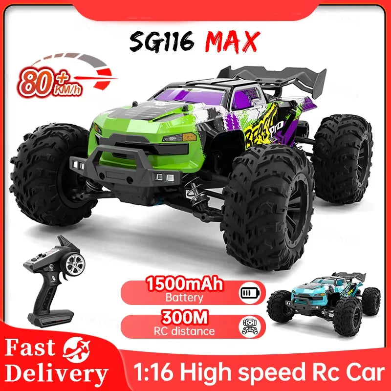 KBDFA ZLL SG116 PRO Brushless 4WD RC Car 80KMH High Speed