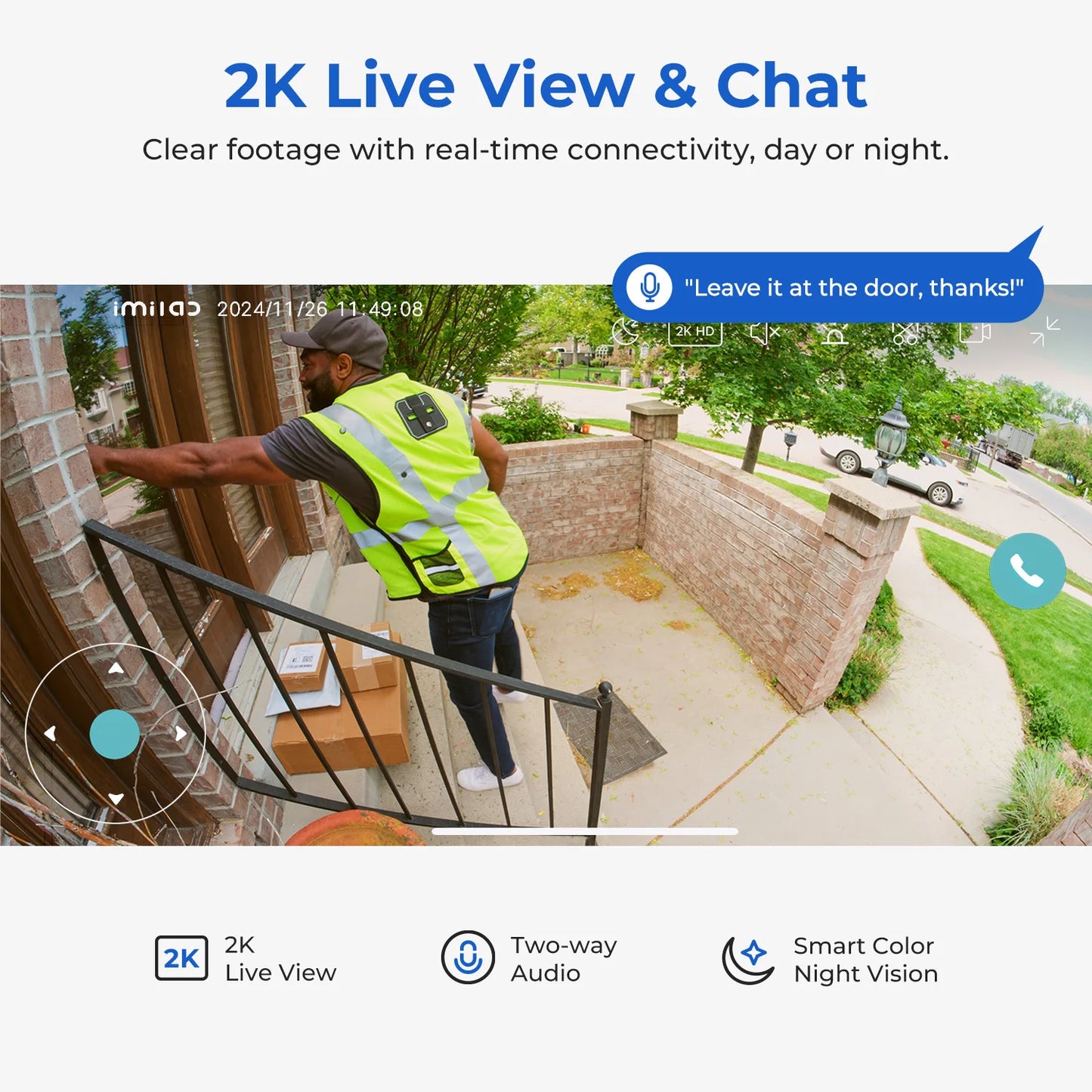 IMILAB EC5 Smart Security System Kit Outdoor 2K Video