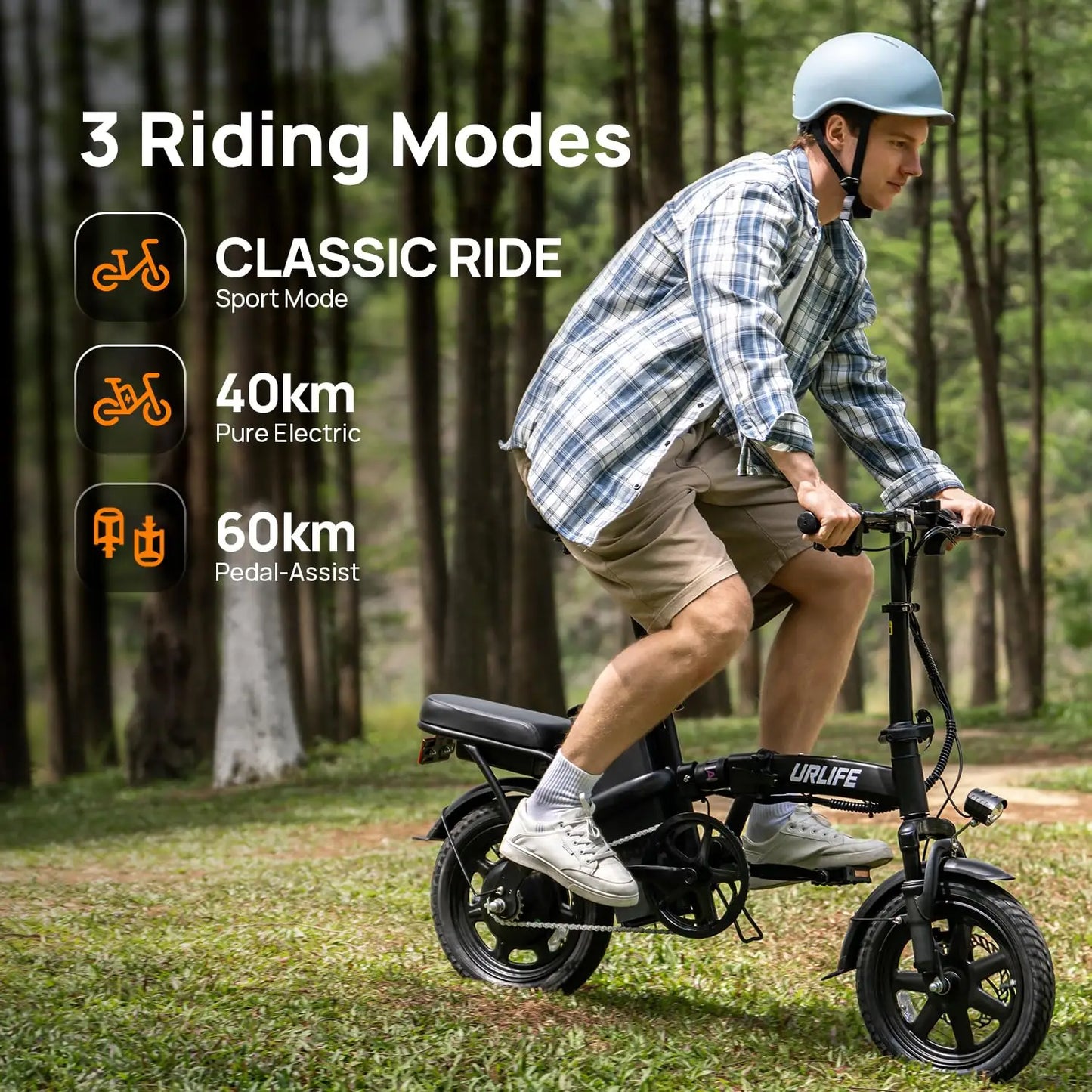CEFolded Foldable Bicycle for Adults 500W 48V Battery