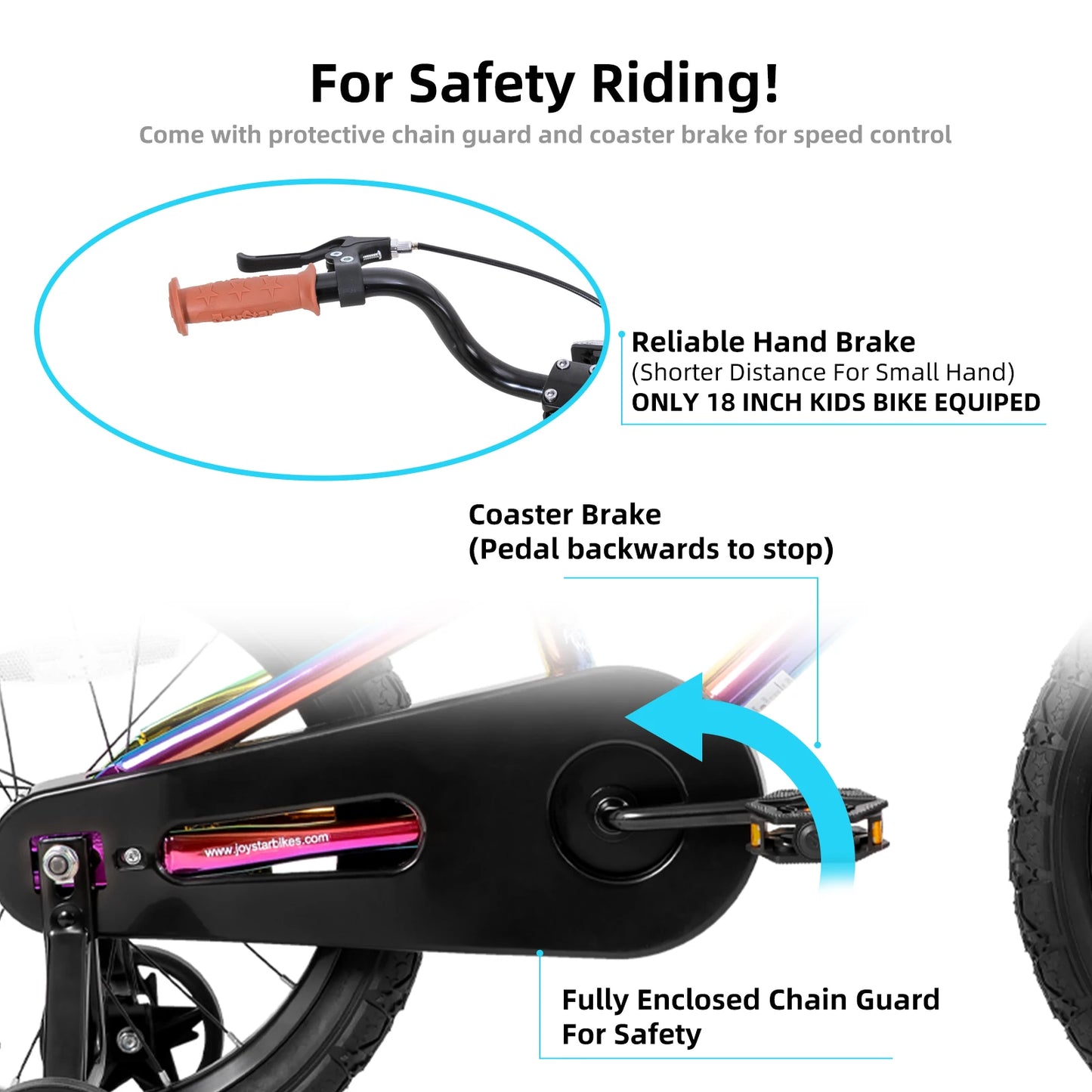 JOYSTAR Kids Bike For Boys And Girls With Training Wheels