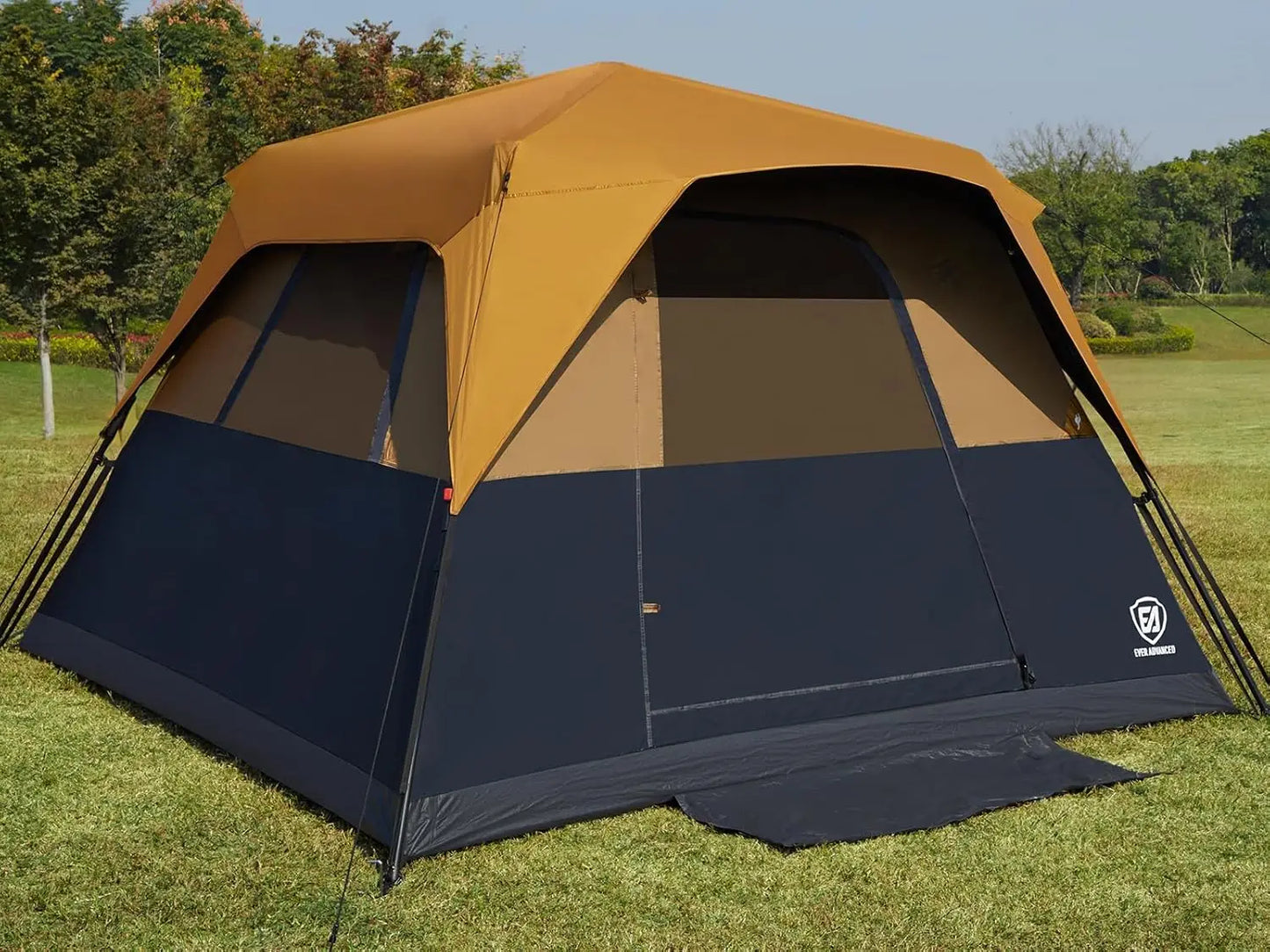 Hign-concerned Blackout 6 Person Camping Tent Instant Cabin