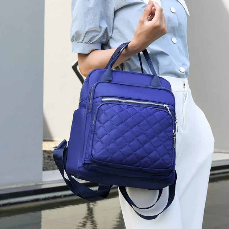 Anhui Women Waterproof Backpack Travel Rucksack Oxford