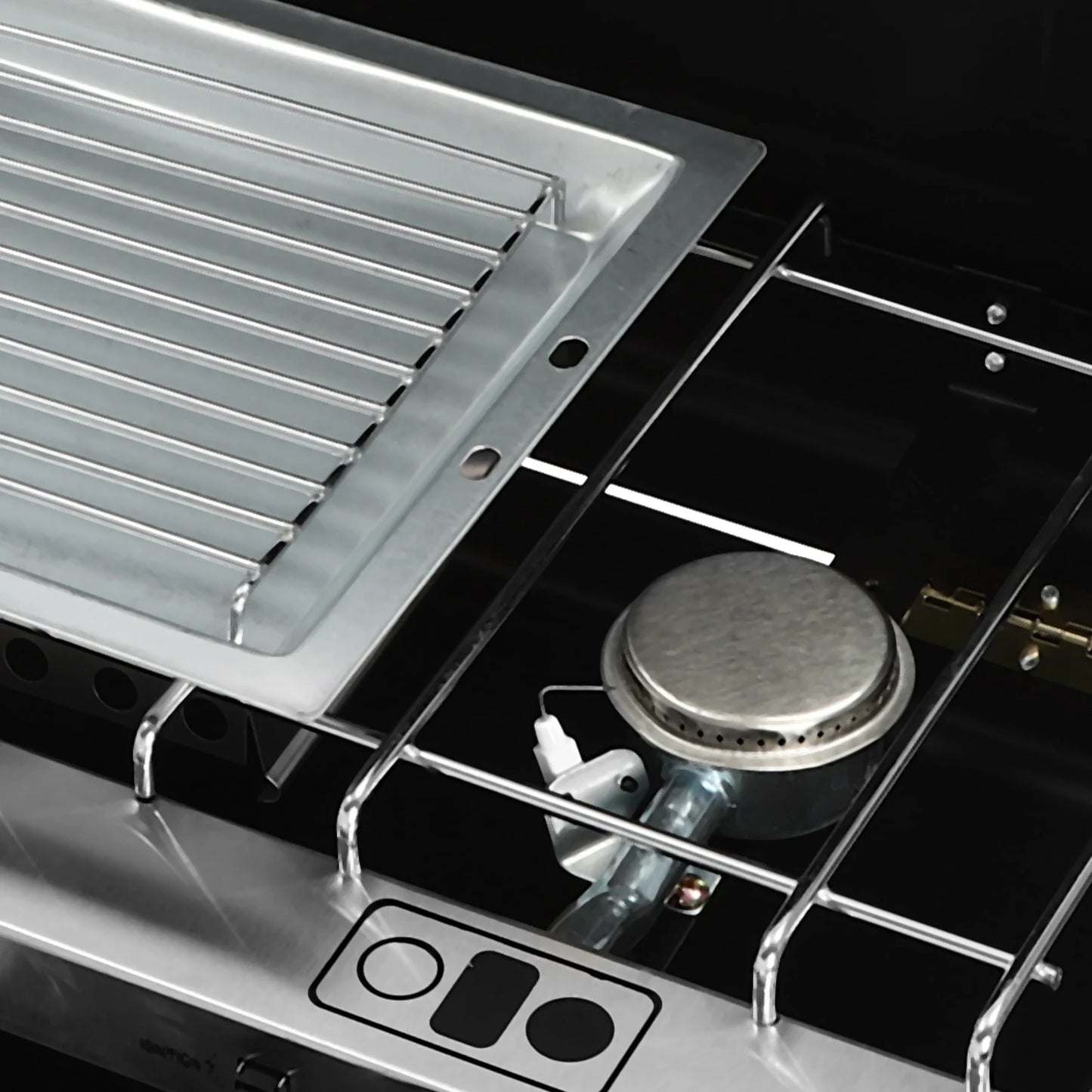 Portable 3 Burner Propane Camping Stove With Piezo Ignition