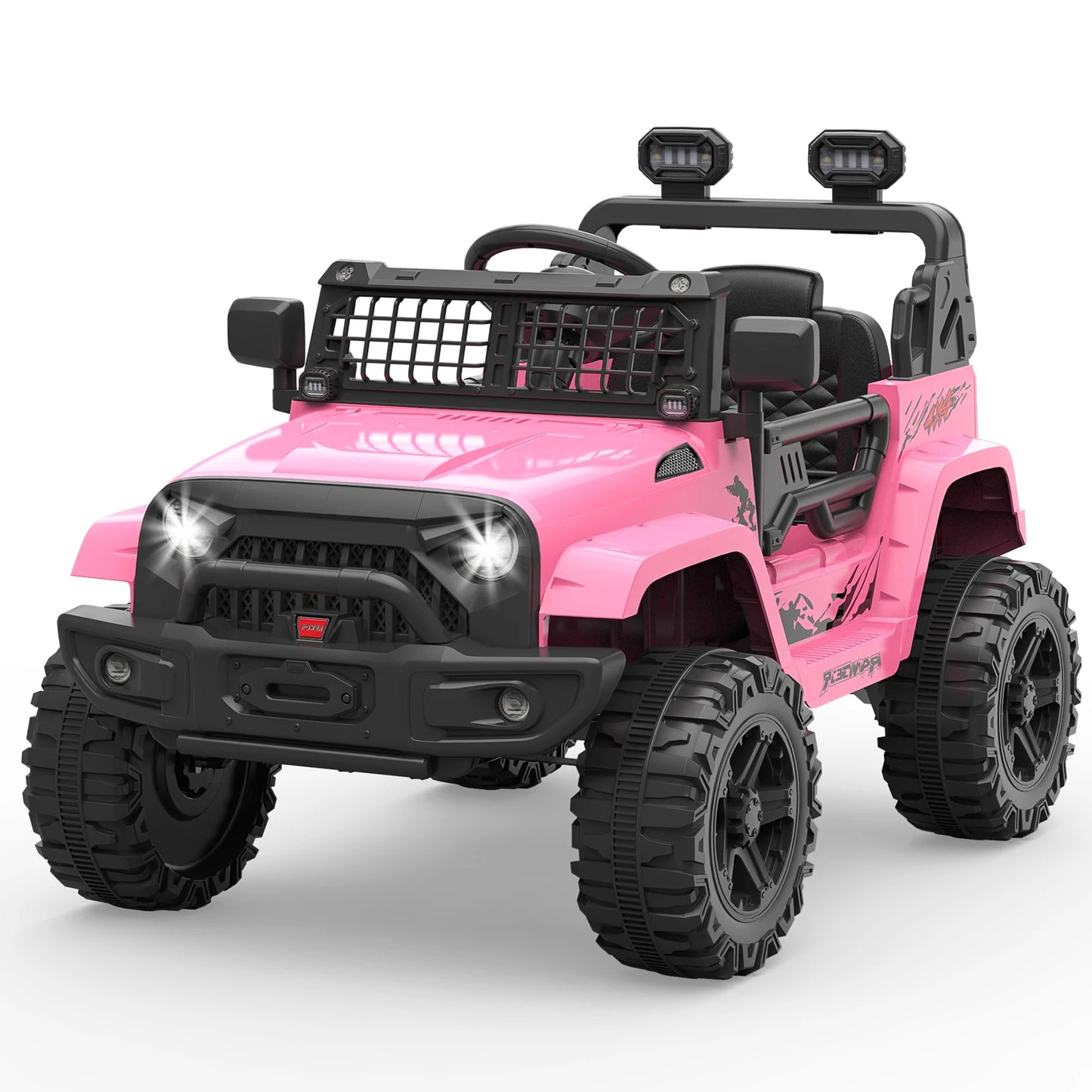 HiMISSE 12V Kids Ride On Car With Remote Control Truck