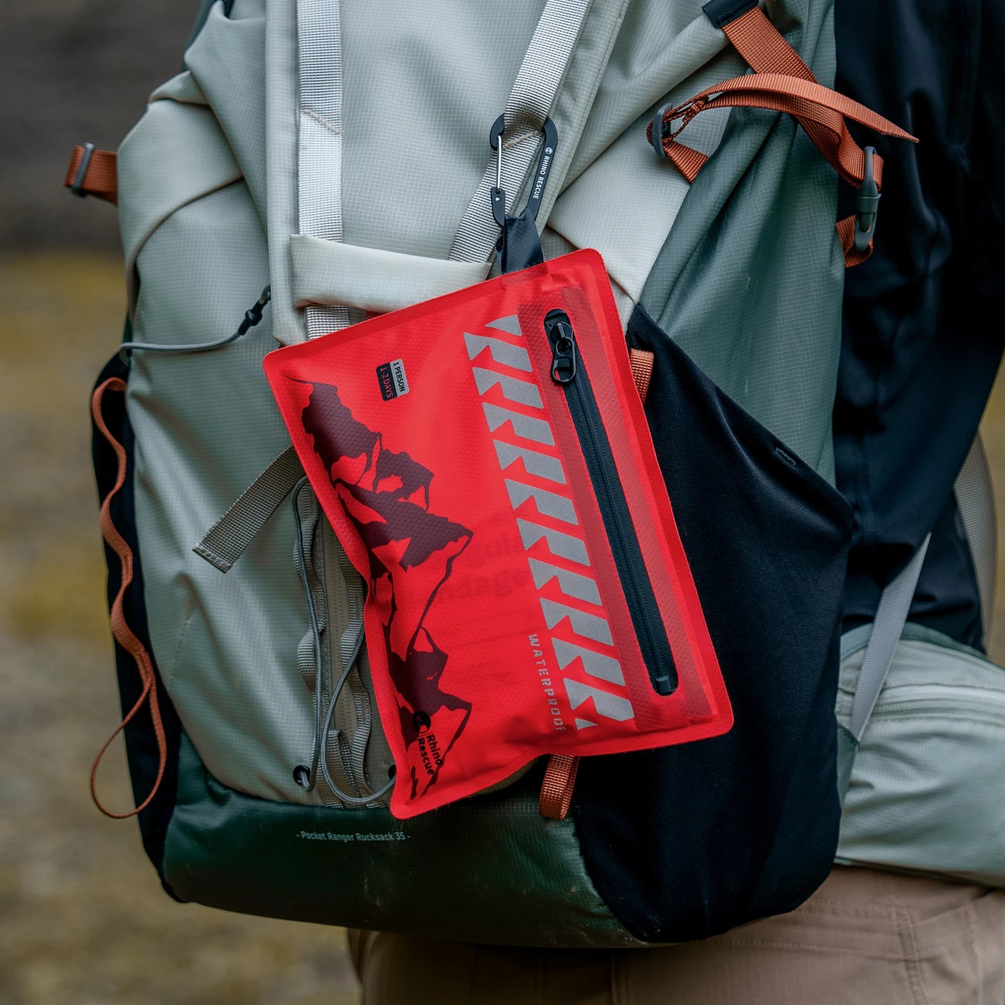 Rhino Rescue Ultralight Waterproof First Aid Kit 105 Pieces