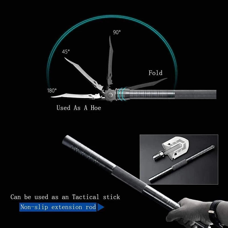 YUANTOOSE Outdoor Folding Military Shovel For Camping