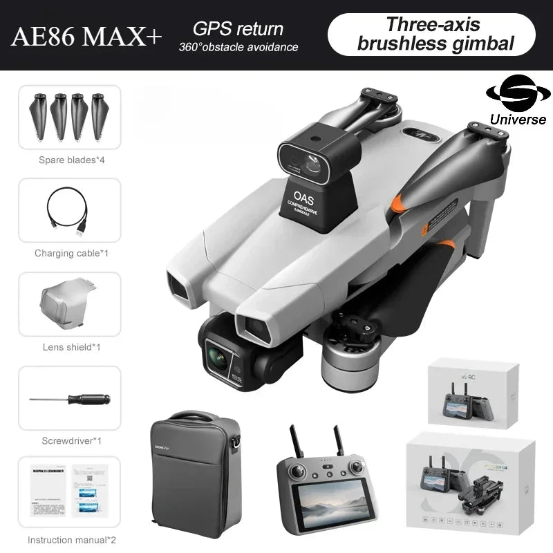 Ishowtienda AE86 Pro Max Drone With Digital Transmission