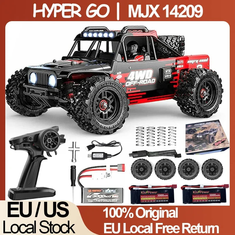 MJX 1 14 RC Car 4WD Hyper Go Brushless 2.4G Truck Racing