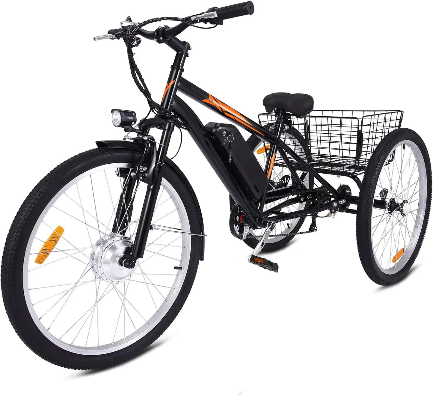 Remo 3 Wheel Electric Bicycle Tricycle 350W Fat Tire 36V