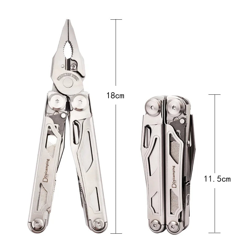 Daicamping DL30 Multitool Pliers Knife Scissors EDC Gear