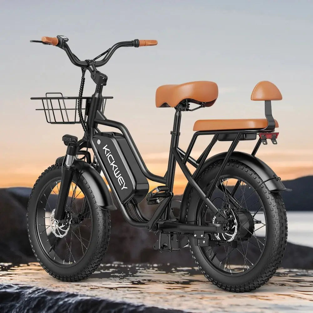 Kickwey LD20 Electric Bike 1500W Fat Tire 48V Battery