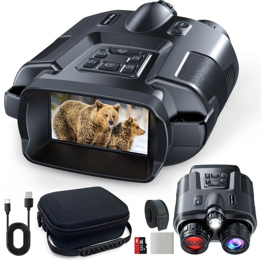 Night Vision Binoculars With 3 Inch Screen 8X Digital Zoom
