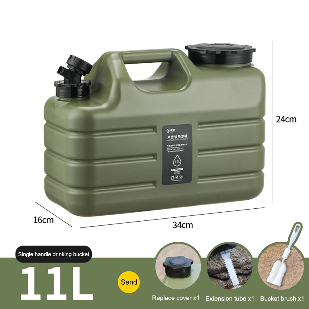 Capacity 12L Water Storage Container With Spigot for Hiking