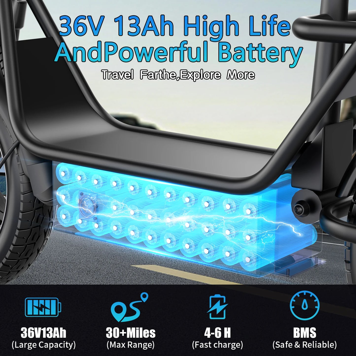 Max Speed Electric Scooter With Basket For Adults 650W