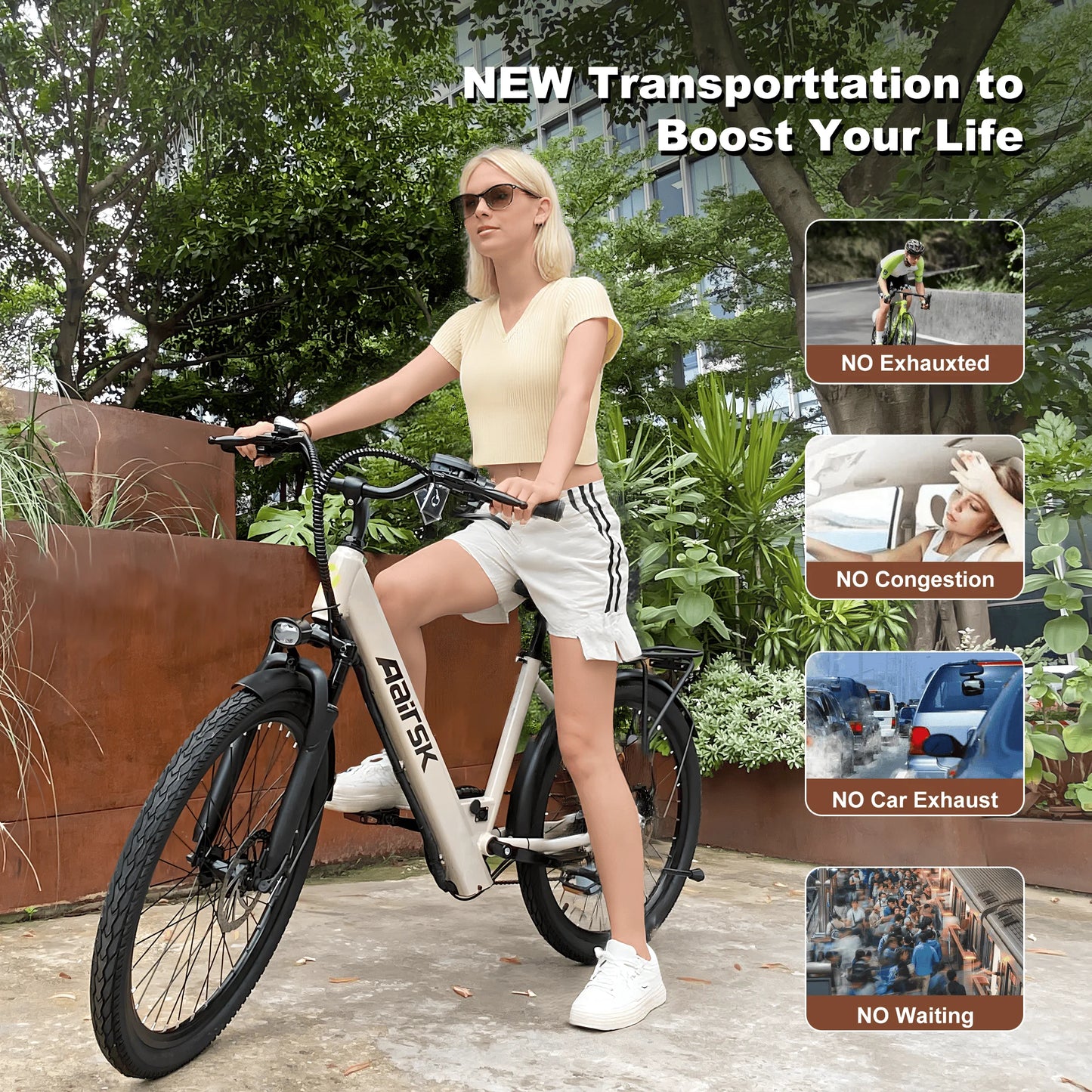 Max Speed Electric Mountain Bike 40 Mile Range 23 Mph