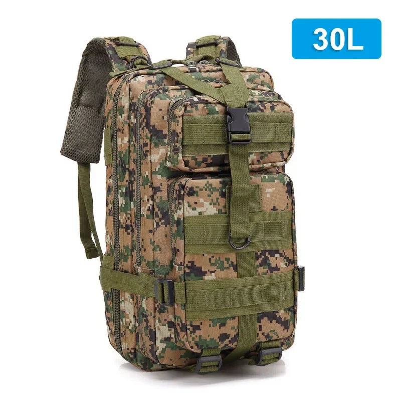 Function Tactical Nylon Backpack Unisex Outdoor Hiking