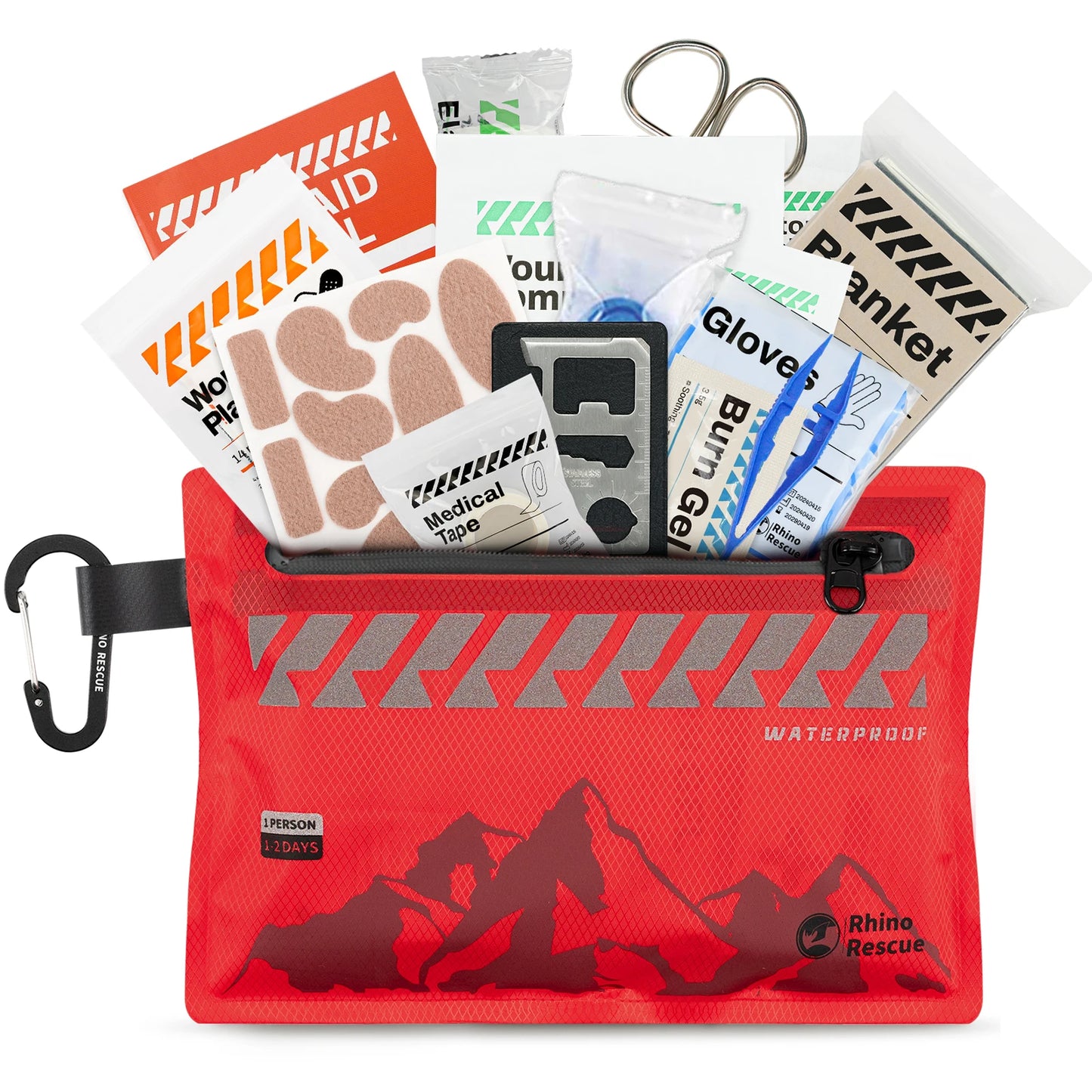 Rhino Rescue Ultralight Waterproof First Aid Kit 105 Pieces