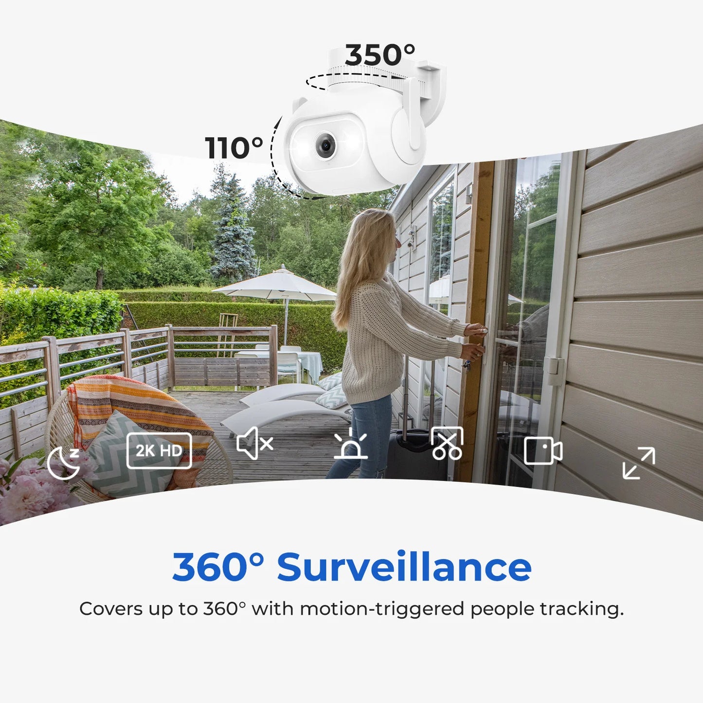 IMILAB EC5 Smart Security System Kit Outdoor 2K Video