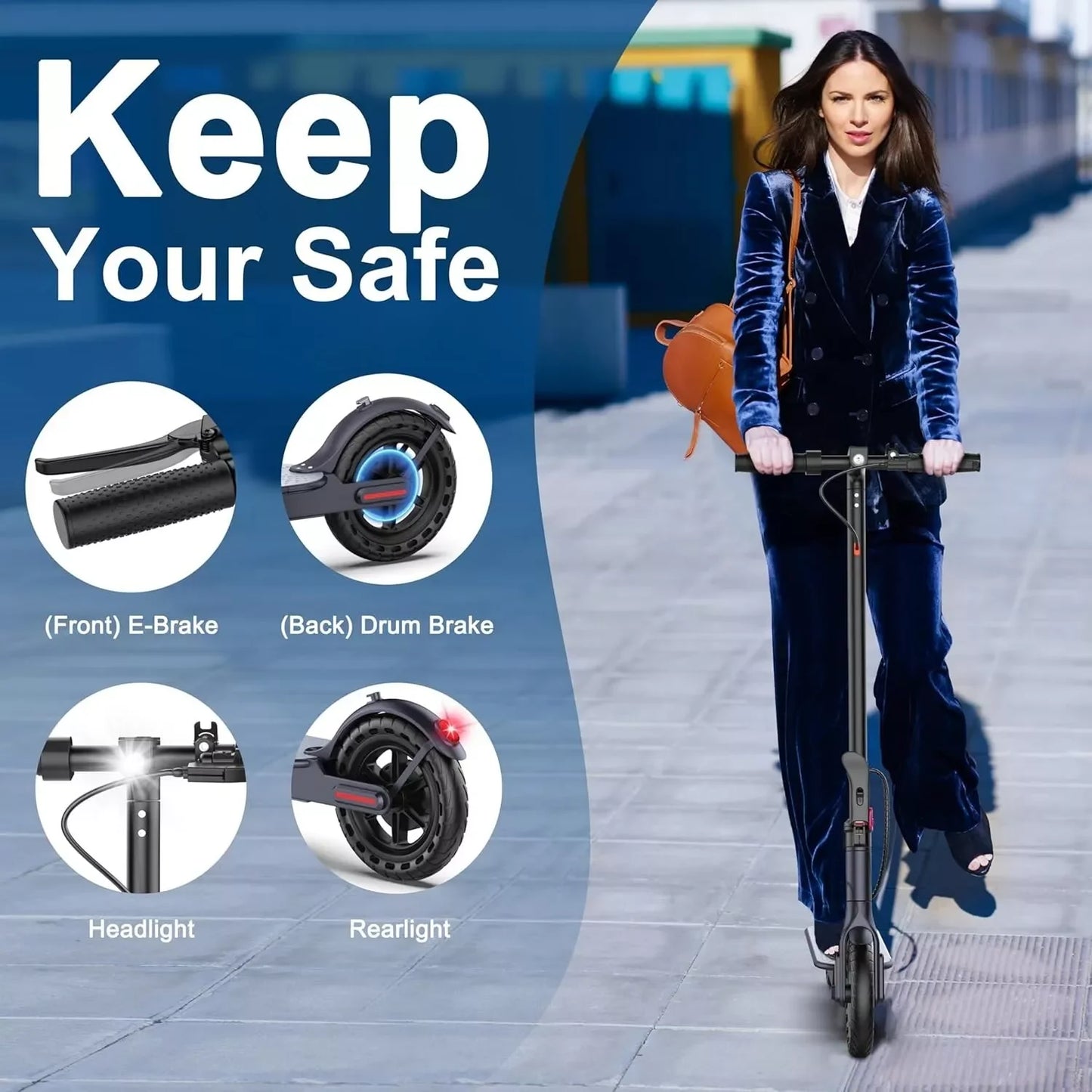 Ladped LP60 Electric Scooter 350W 19mph Foldable With App