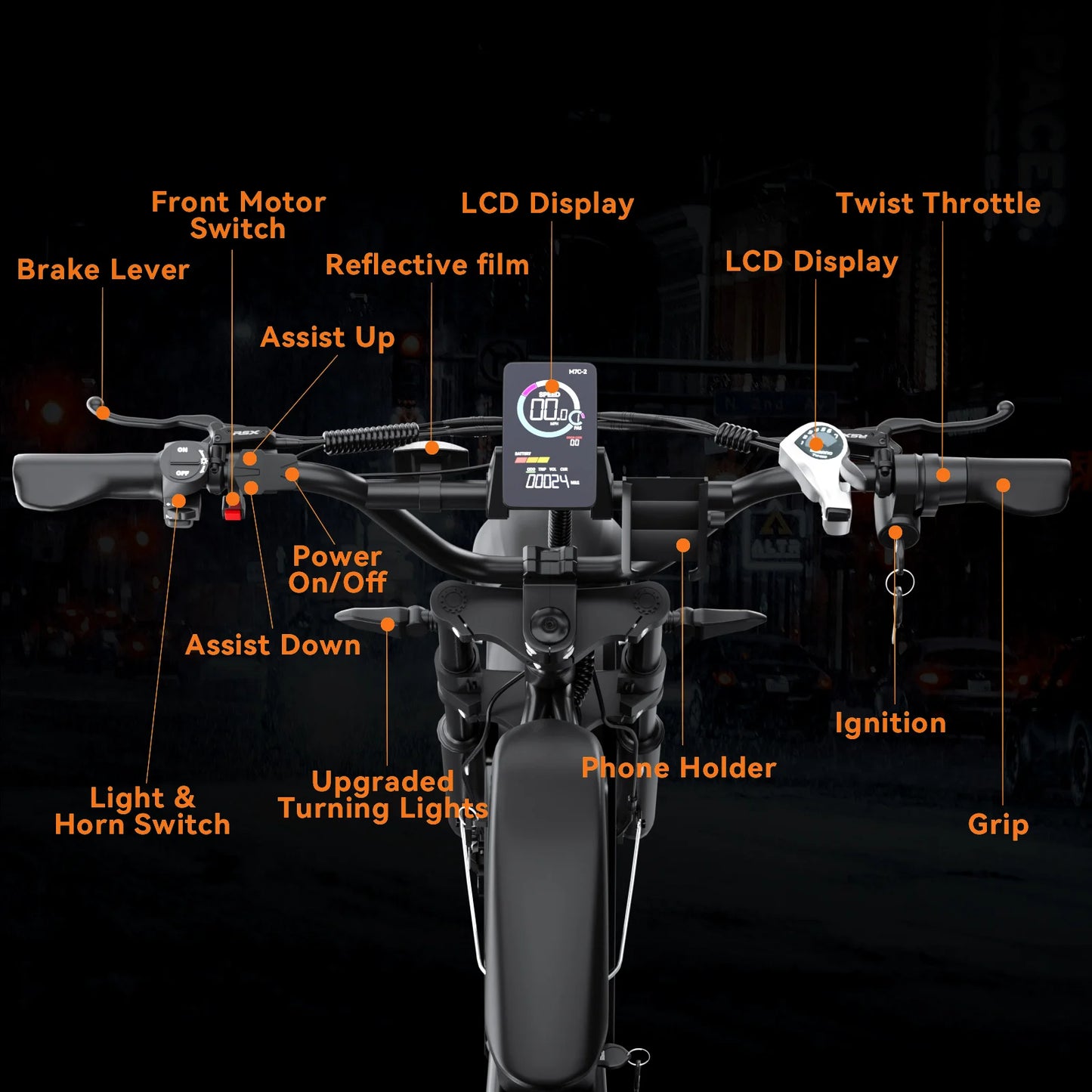 Dual 52V Motors Electric Bike With Long Range Battery