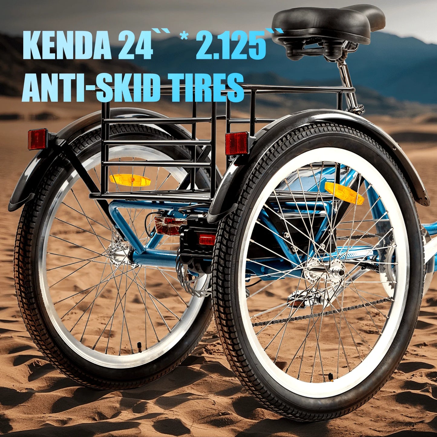 Hign-Concerned 3 Wheel Electric Cargo Tricycle 750W Motor