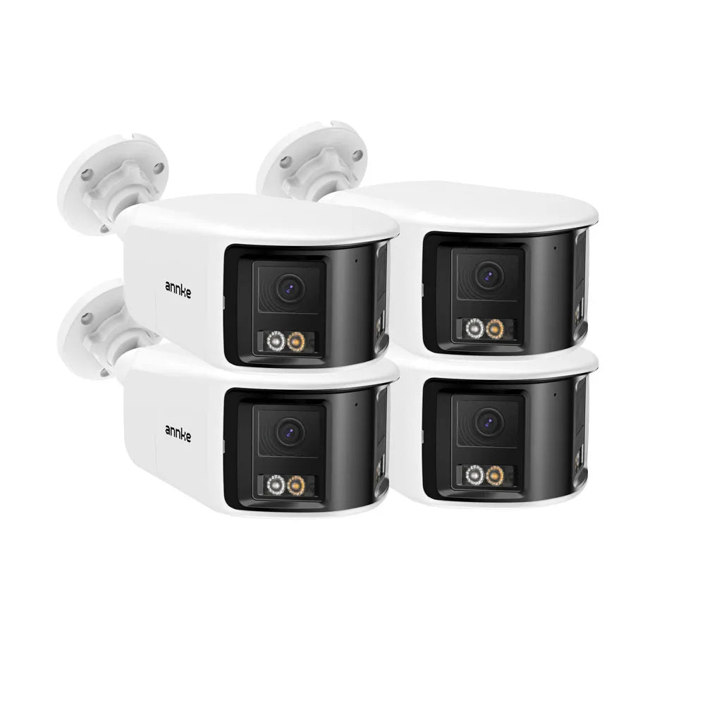 ANNKE 8MP Panoramic Dual Lens Outdoor PoE Security Camera