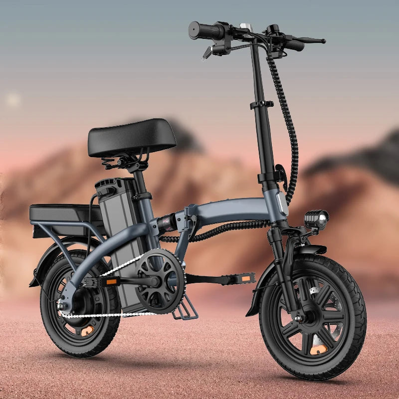 CEFolded Folding E Bike 500W 48V Removable Battery 40 Miles